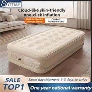 SG ⚡️Ready stock⚡️ single double airbed air mattress 5ft built in air pump, (built in battery) thick