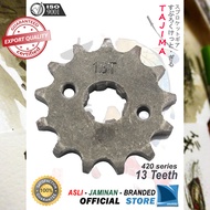 Gigi Tarik 420 - 13T HONDA Karisma / Kirana Gir Depan - Front Sprocket Gear TAJIMA