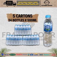 D'leaf Mineral Water 5 Carton (120 x 500ml) with EXPRESS DELIVERY SERVICE to Melaka, Johor &amp; Negeri Sembilan