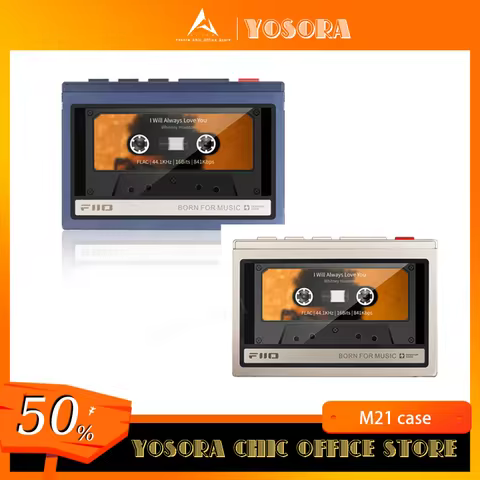 Fiio M21 Mp3 Player Case Magnetic Tape Protective Protective Case Retro Portable Music Payer Customi