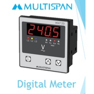 MULTISPAN - 3 phase digital voltmeter 1 display VOLT - 23 72X72