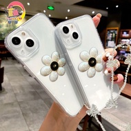 GC134 Silicone Clear Case Flower Pop Stand With Bracelet Phone Case Softcase/ Casing hp For SAMSUNG 