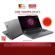 LENOVO LOQ AI GAMING LAPTOP 83DX0073MJ (RYZEN 7 8845HS/16GB/512GB/RTX4060 8GB/15.6 FHD 144HZ/AI CHIP/RGB/BAG/2Y)