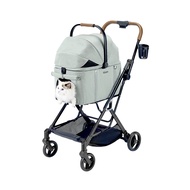 DA-3255 IBIYAYA TINKER SMALL DETACHABLE PET STROLLER - saga green