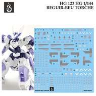 [COPY GHOST] HG123 HG 1/144 BEGUIR-BEU TORCHE GUNDAM WATER SLIDE DECAL