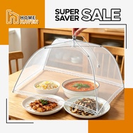 HOME HAVEN Penutup Makanan Lipat Multi Purpose Foldable Mesh Food Cover White Food Protection Tent F