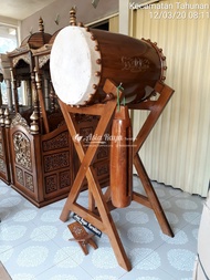 Bedug Masjid Minimalis Kayu Jati Jepara