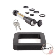 JONY Hitch Lock, 5/8in O Rings Trailer Hitch Receiver Pin Lock, Pin Lock Set 2in Pad Tubular Keys Re