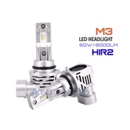 LAMPU LED MOBIL M3 LUXEON ZES H1 H3 H4 H7 H11 HB3 HB4 HIR2 60W 8000LM - GROOVYGALAXYGOODS