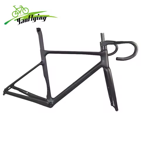 Airwolf T1000 Light 700*38C Full Carbon Fiber 49 52 54 56 58cm Bike Frame UDH T47 Road Carbon Bicycl