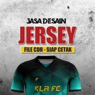 T1. Jasa Desain Jersey Siap Cetak