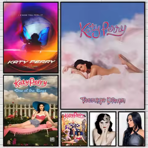 Katy Perry 143 Poster Durable HD PVC Wall Art - Waterproof Dustproof Easy Install For Home Cafe