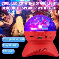 LED Crystal Ball Bluetooth Speaker Party Disco DJ Mini Speaker With Built-In Light Disco DJ Party Su