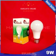 PUTIH 9w 9W 9W LED Bulb Mitech Light Bulb Round White Tube