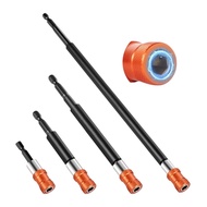 【PEAT】4-Piece Magnetic Drill Bit Extension Set Precision & Stability for Every Task