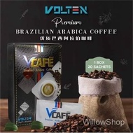 VOLTEN Vcafe Brazilian Arabica Coffee / Vcafe Kopi Arabica (20 sachets/box)