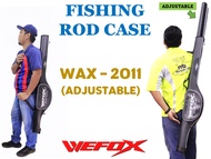 WEFOX ADJUSTABLE (125cm-165cm) Hard Rod Case, Fishing Rod Bag Fit 5 to 6 Rod Sections (Beg Joran Pancing)