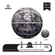 Standard [Same Style as Rivers] Rubber Basketball No. 7 Indoor Outdoor Cement Floor Anti-slip Wear-r