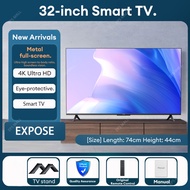 New ทีวี 2025 Expose ทีวี 32 นิ้ว ทีวีราคาถูกๆ LED 4K  TV Wifi / Netflix & Youtube & Prime & Monomax