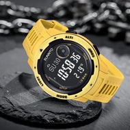 MG-Jam tangan pria sport SUNNTO digital tali karet D46cm anti air desain elegan dan simple di lengka