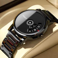 jam tangan lelaki jam tangan lelaki original 100% Jam Tangan Lelaki Kalis Air Tulen Swiss untuk Pelajar Lelaki Korea Trend Fesyen Automatik Quartz Watch Lelaki Bukan Mekanikal