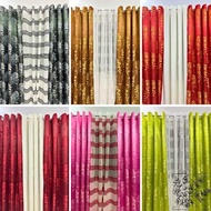 Venus brocade 3in1 ring curtain 5ft,6ft, standard,7ft,8ft