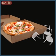 RcTlB 100pcs Pizza Saver Stand ขาตั้งพลาสติกสีขาว STACK Fixing Rack baking TOOL
