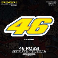 Rossi Motorcycle GP 46-digit PRINTING STICKER
