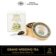 TWG Tea | Grand Wedding Tea, Loose Leaf Black Tea Blend in Caviar Gift Tea Tin, 100g