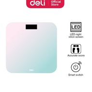 Deli E86120 Weighing Scale MultiColor Precision Intelligent Switch LCD Display 26cm