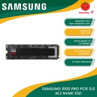 SAMSUNG 9100 PRO PCIe 5.0 M.2 NVMe SSD Heatsink / Non-Heatsink - 1TB/2TB/4TB