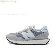New Balance Casual Shoes 370 Men Women Sea Salt Classic Crimson Rubber Sole Suede Stitching NB [ACS]