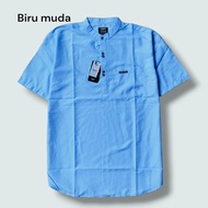 terlaris BAJU KOKO BIRU LANGIT LENGAN PENDEK PRIA DEWASA TERBARU 2025