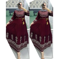 Hindi Burgundy dress