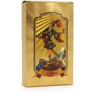 HOSTENATURA Golden Tarot Card Game - 78 Cards