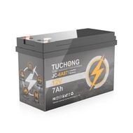 Lithium Battery, Upgrade 12V 7Ah LiFePO4 Battery, Up to 5000+ Cycle Times and 10-Year Lifetime, Rech