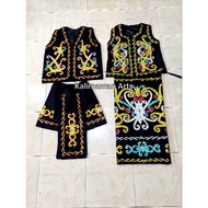 Dayak Traditional Clothes Set For Adult Boys And Girls