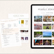電子手帳 - 2025 年度回顧與計畫模板