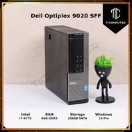 Dell Optiplex 9020 SFF Intel Core i7-4770 3.4GHz 8GB DDR3 RAM 256GB SATA SSD Refurbished Desktop PC