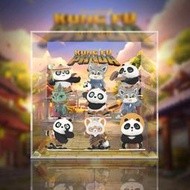 展示盒【免運】POPMART泡泡瑪特環球功夫熊貓系列 潮玩主題背景展示盒