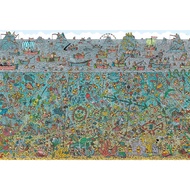 BEVERLY [Made in Japan] 1000 Piece Jigsaw Puzzle Where's Wally? Deep Sea Diver Micro Piece (26 x 38c