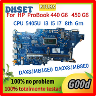 DHSET DAX8JMB16E0 DA0X8JMB8E0.For HP ProBook 440 G6 450 G6 Laptop Motherboard.With CPU 5405 I3 i5-8265U I7-8565U.100% Testado WGWER