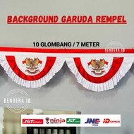 10 WAVES BACKGROUND FLAG (±7 METERS)