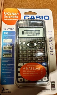 現貨 Casio fx-991EX 計算機 英國考試專用