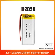 3.7V 1000mAh 102050 Lithium Polymer Rechargeable Battery