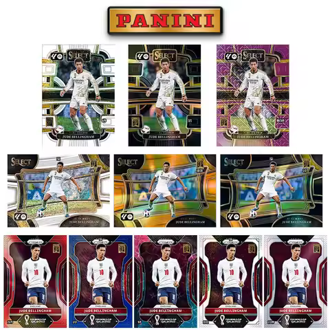 Panini NFT Select Prizm Jude Bellingham England Real Madrid CF Football Star Trading Cards Birthday 