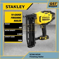 Stanley 20V 16-Gauge Cordless Finishing Nailer (2 x 2.0Ah Battery + Charger) – SCN616D2K-B1