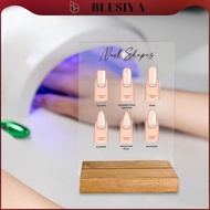 [Blesiya] Nail Art Display Board Nail Art Tip Professional DIY Salon Nail Color Board