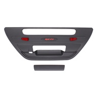 For Toyota Hilux Accessories Back Door Decoration Tail Gate Rear Door Handle Cover For REVO 2015-2020 ABS Matt Black Trunk Trim