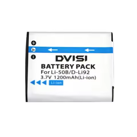 DVISI 3.7V 1200mAh LI-50B LI 50B LI50B Camera Battery for Olympus LI-50B LI 50B LI50B for Pentax D-L
